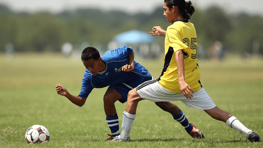 Soccer in Field