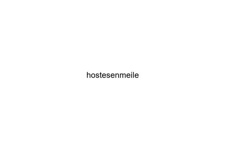 hostesenmeile