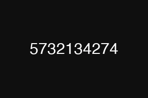 5732134274