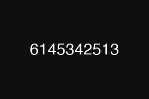 6145342513