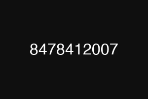 8478412007